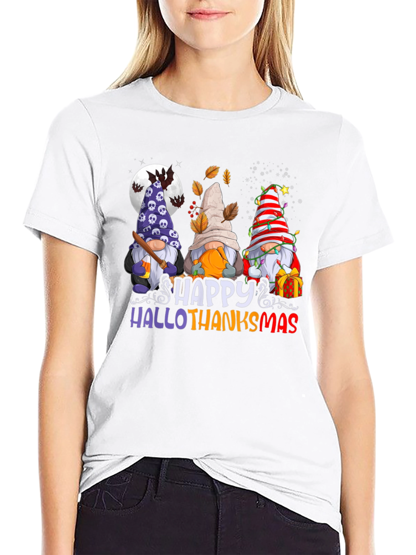 Hallow Thanksmas Gnome T-Shirt