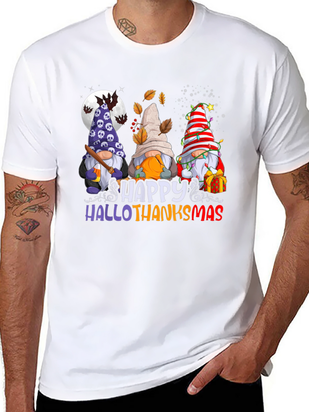 Hallow Thanksmas Gnome T-Shirt