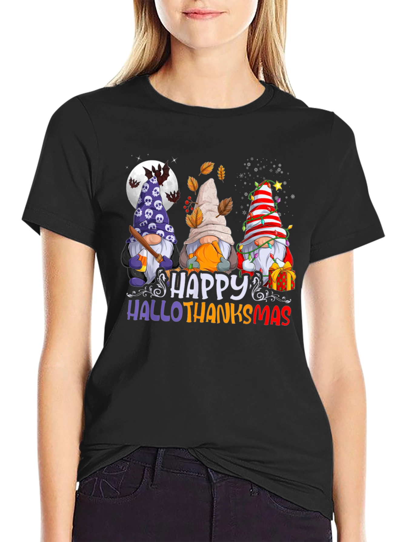 Hallow Thanksmas Gnome T-Shirt