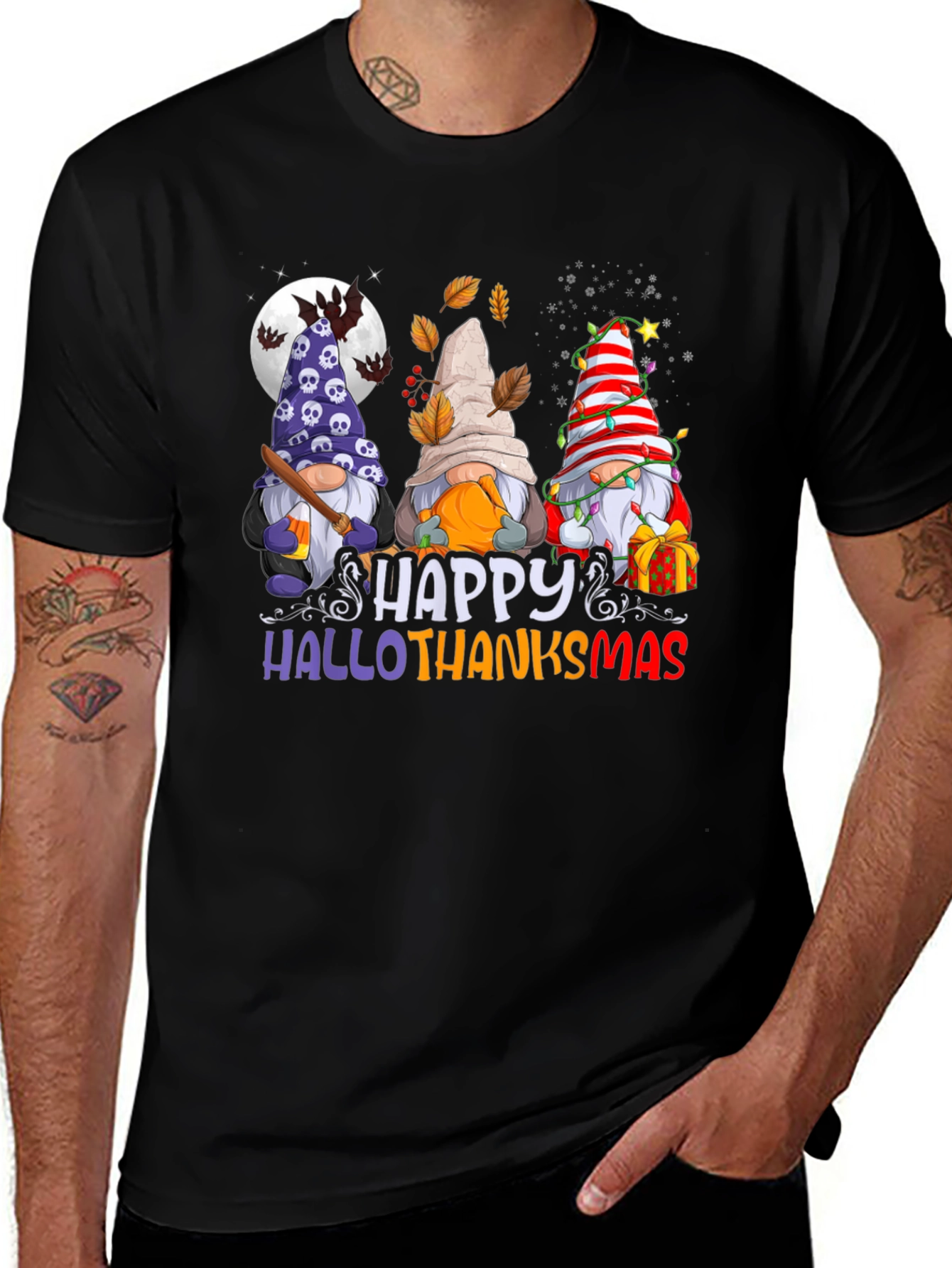 Hallow Thanksmas Gnome T-Shirt