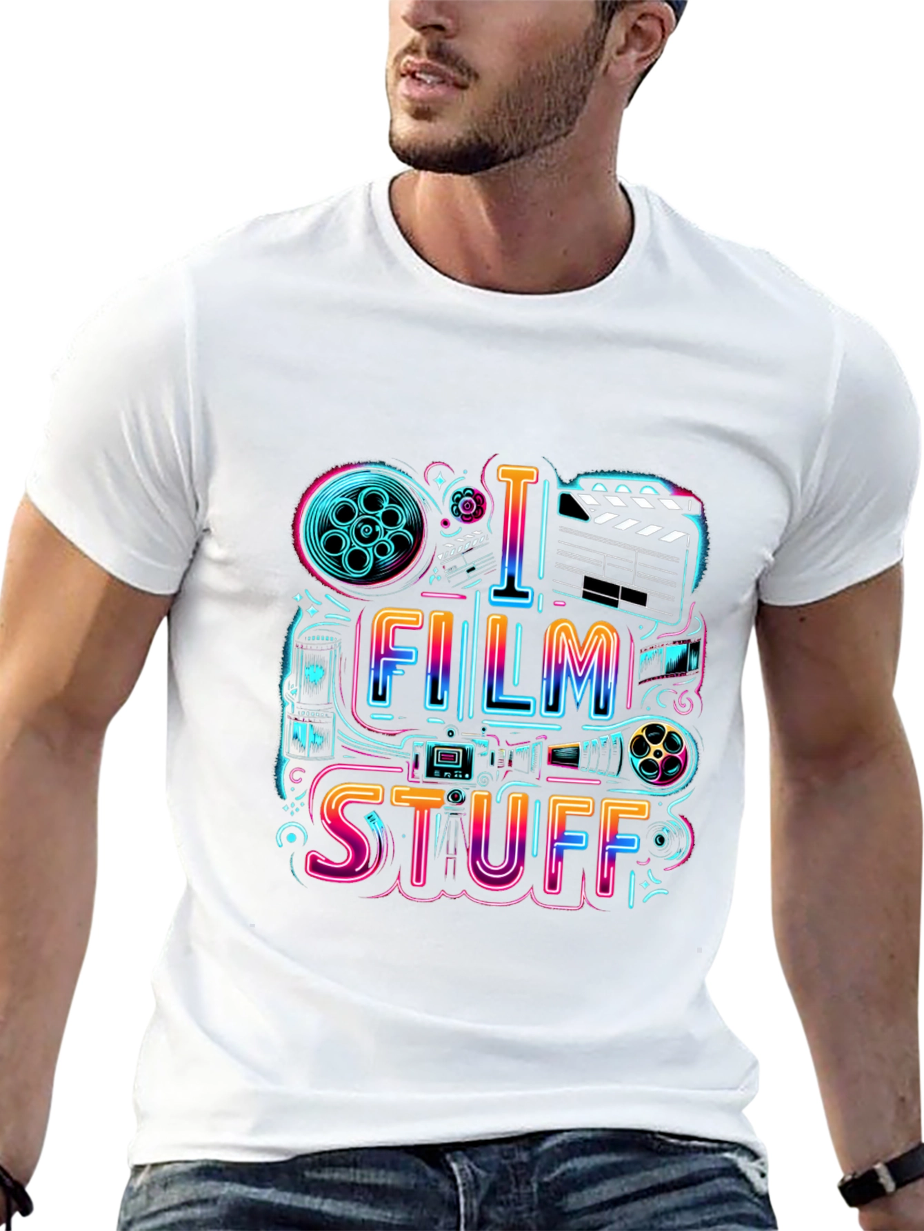 I Film Stuff Graphic T-Shirt - Movie Lover Tee