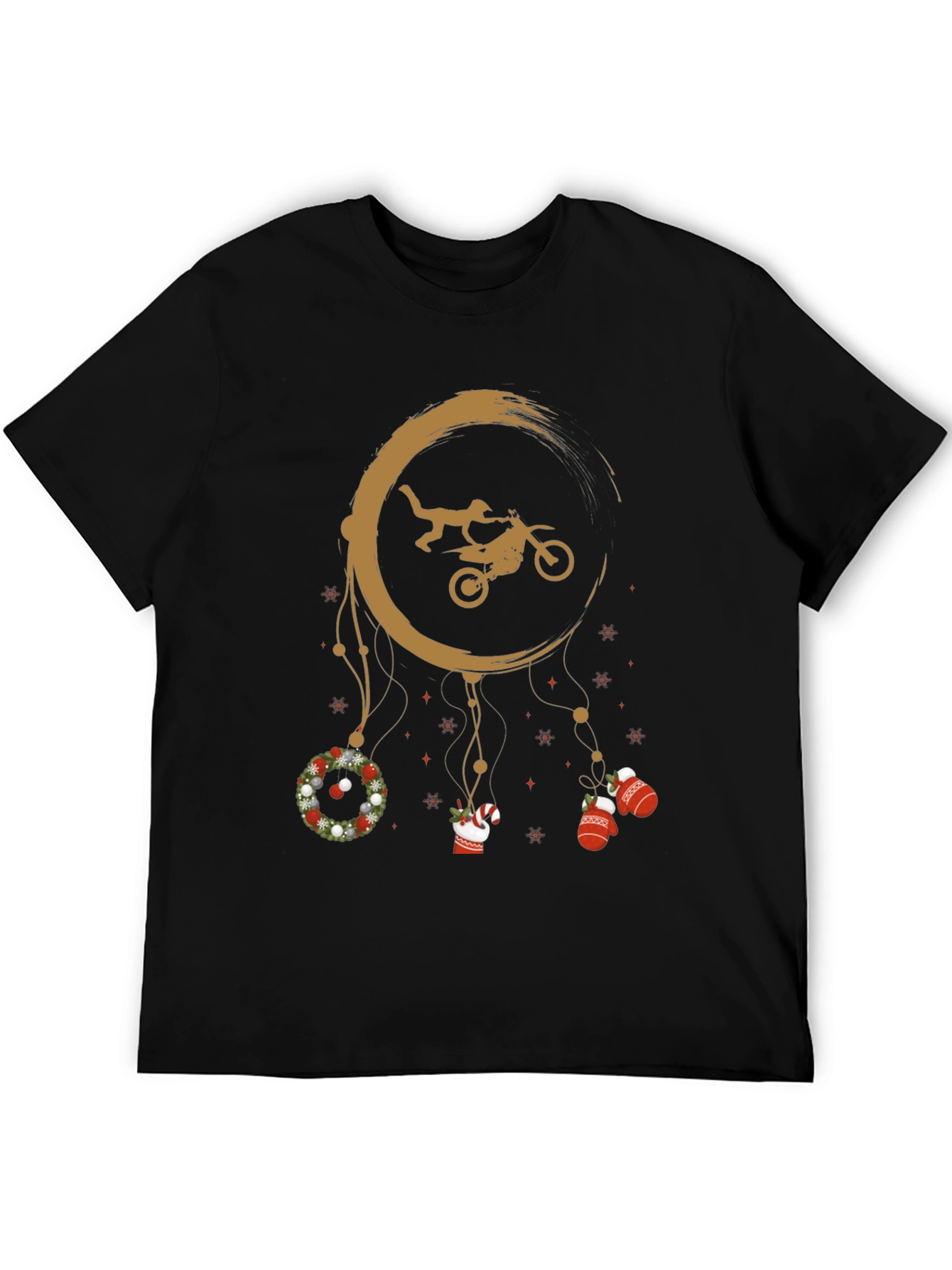 Motocross Christmas Dreamcatcher T-Shirt