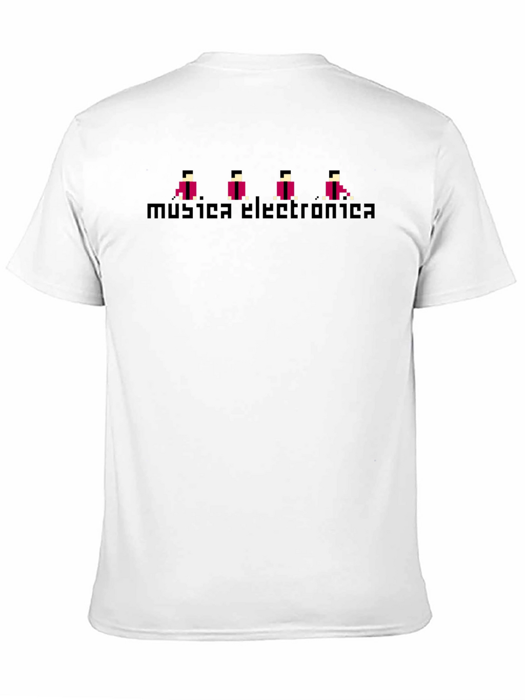 Retro Musica Electronica Black T-Shirt
