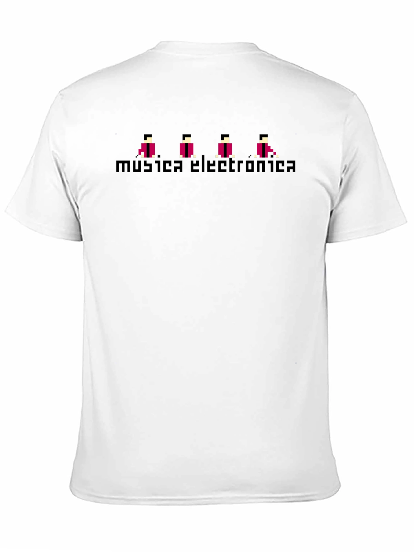 Retro Musica Electronica Black T-Shirt