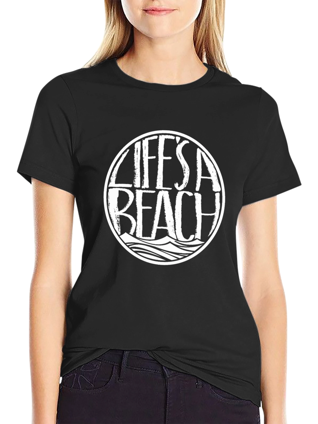 Lifes a Beach Graphic Tee - Premium Comfort