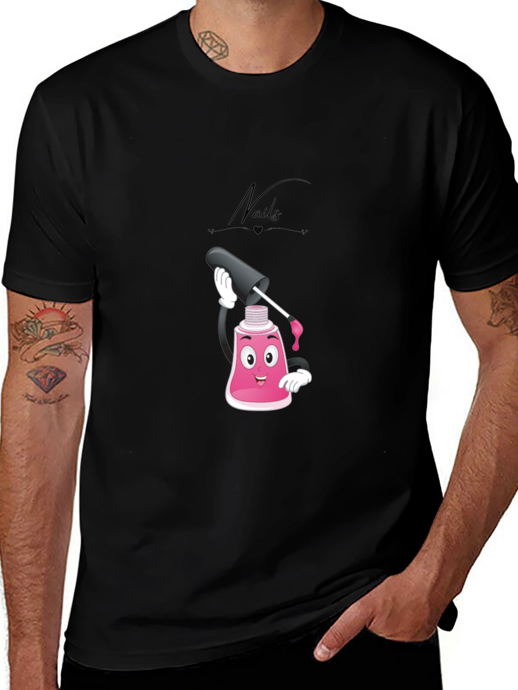 Nails Cartoon T-Shirt