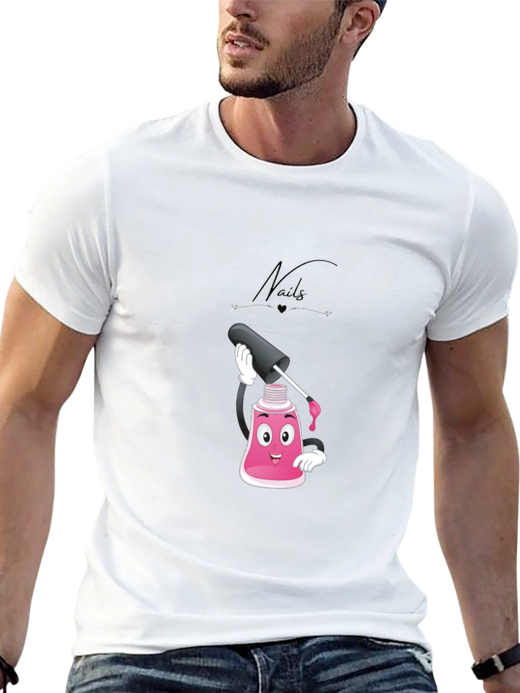 Nails Cartoon T-Shirt