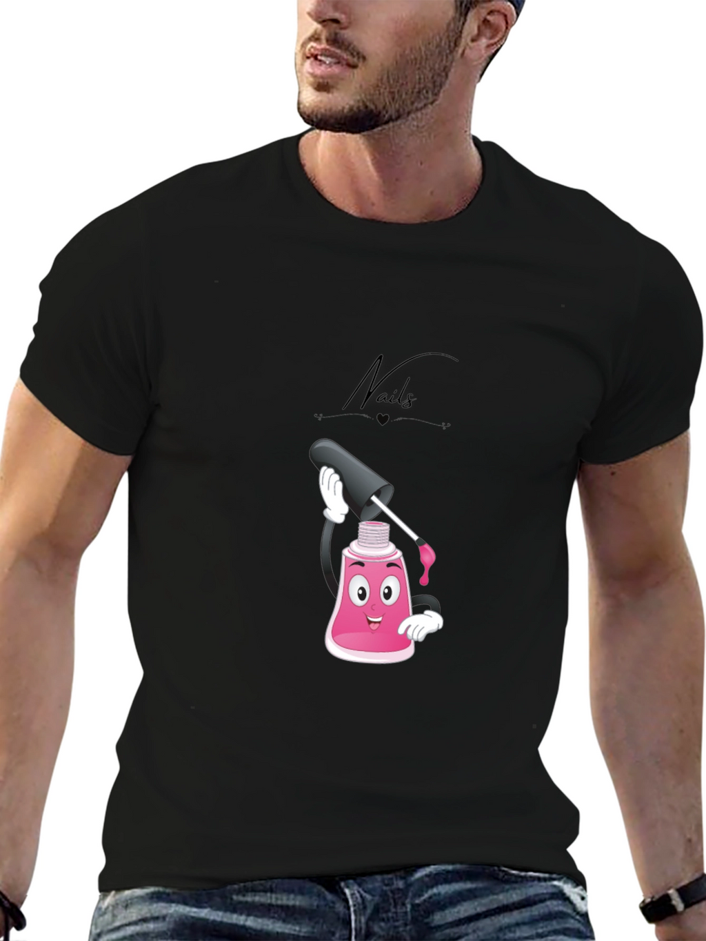 Nails Cartoon T-Shirt