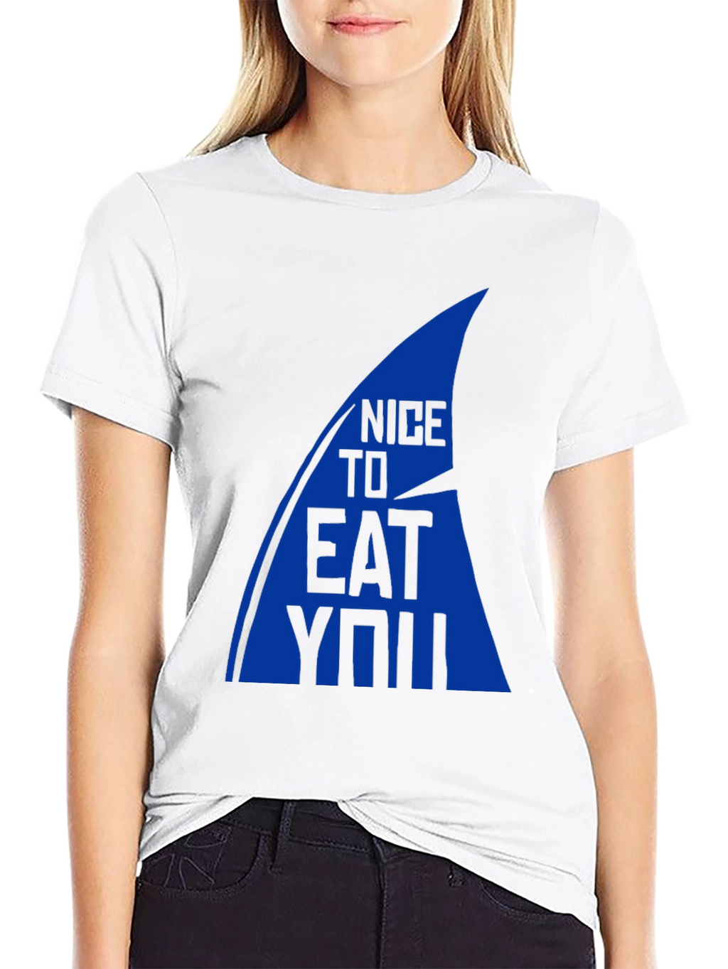 Nice To Eat You Black T-Shirt