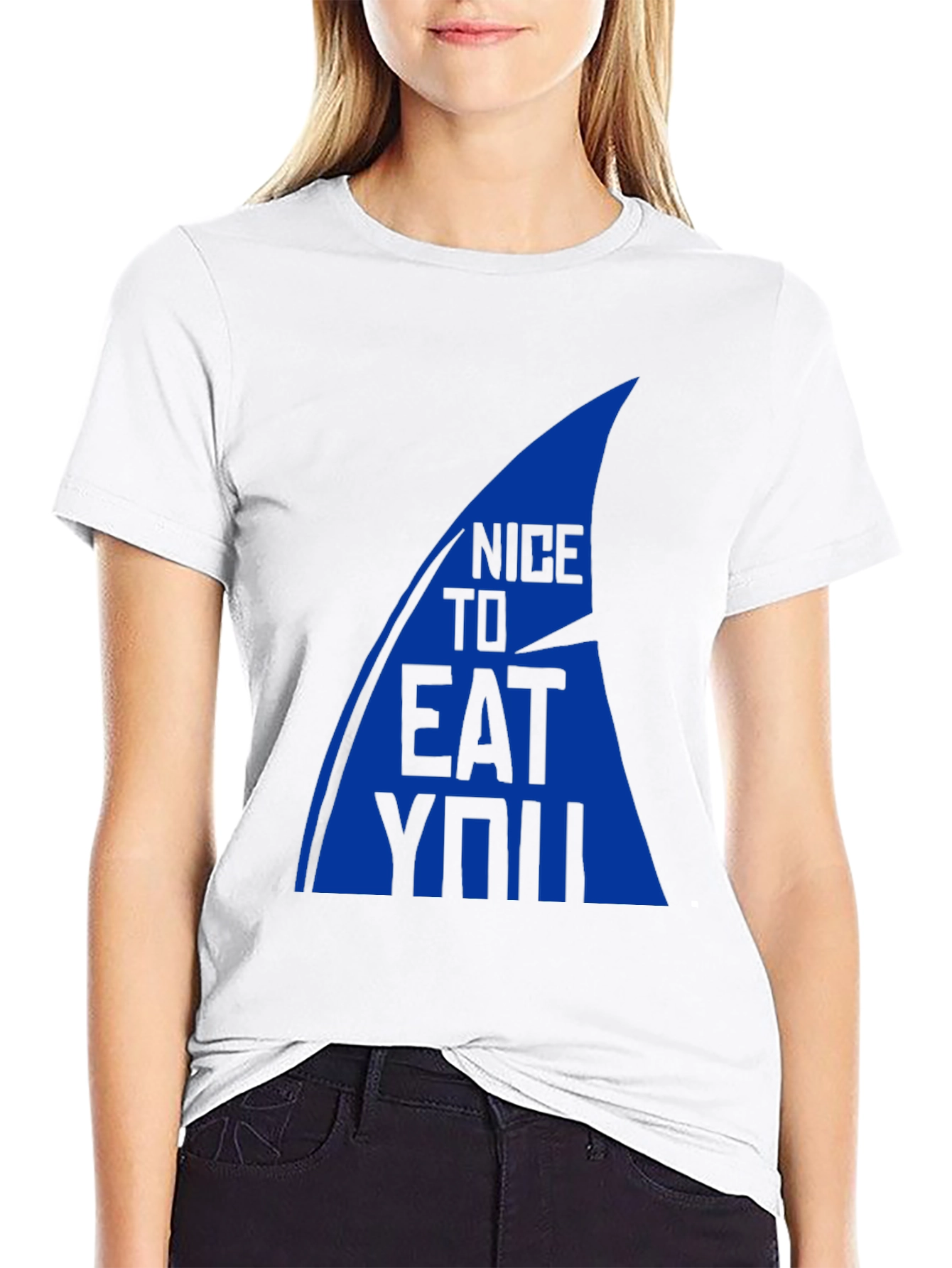 Nice To Eat You Black T-Shirt
