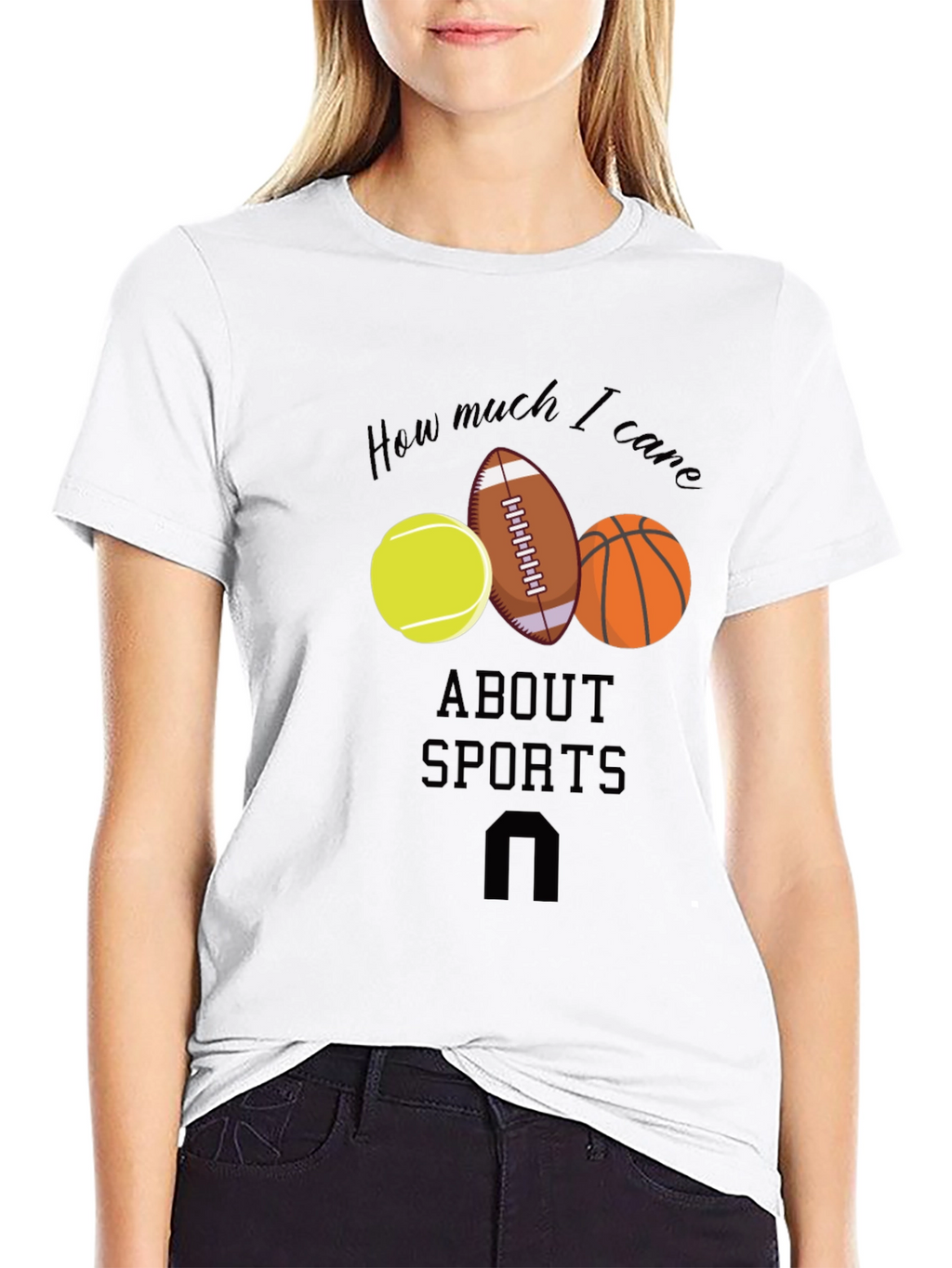 Sports Fan T-Shirt: How Much I Care