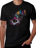 Music Themed Graphic T-Shirt