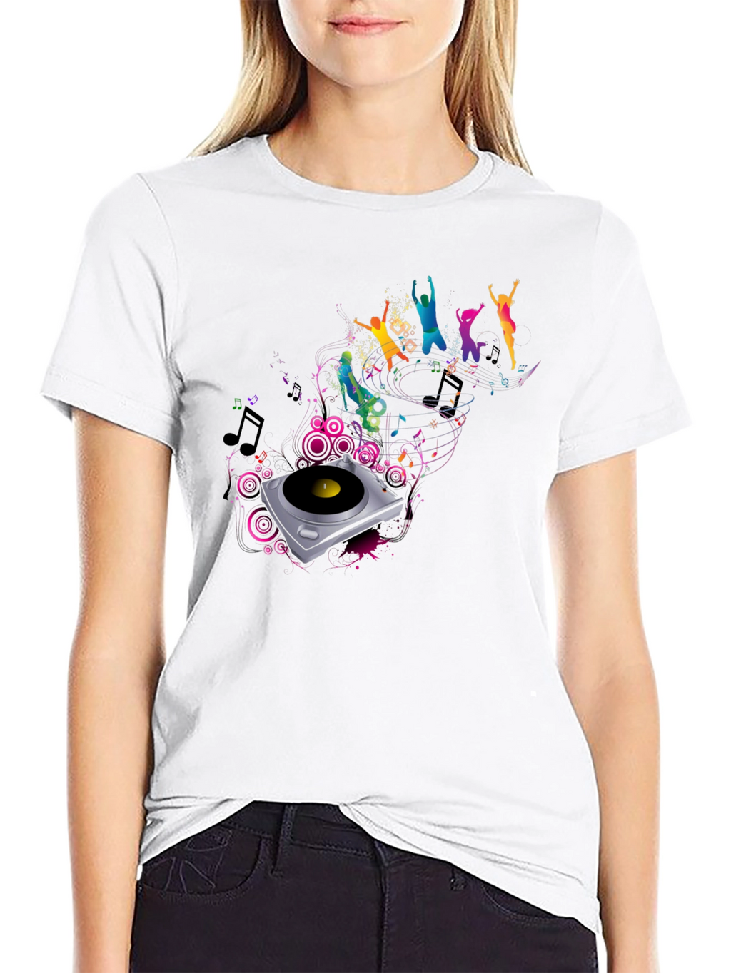 Music Themed Graphic T-Shirt