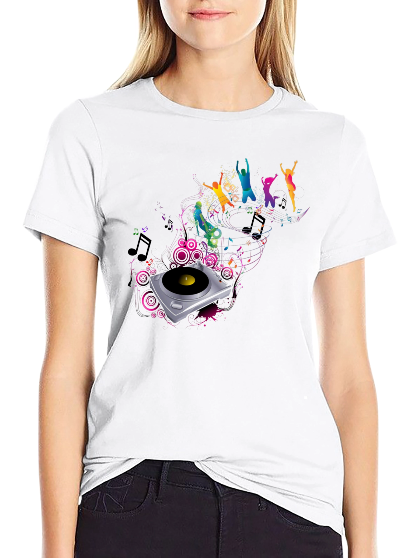 Music Themed Graphic T-Shirt