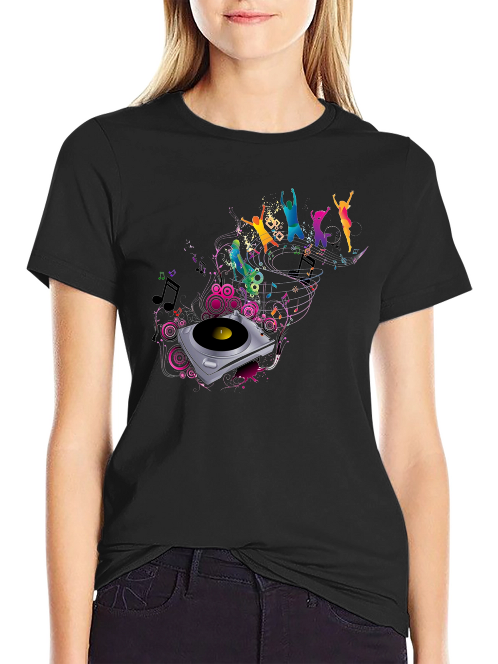 Music Themed Graphic T-Shirt