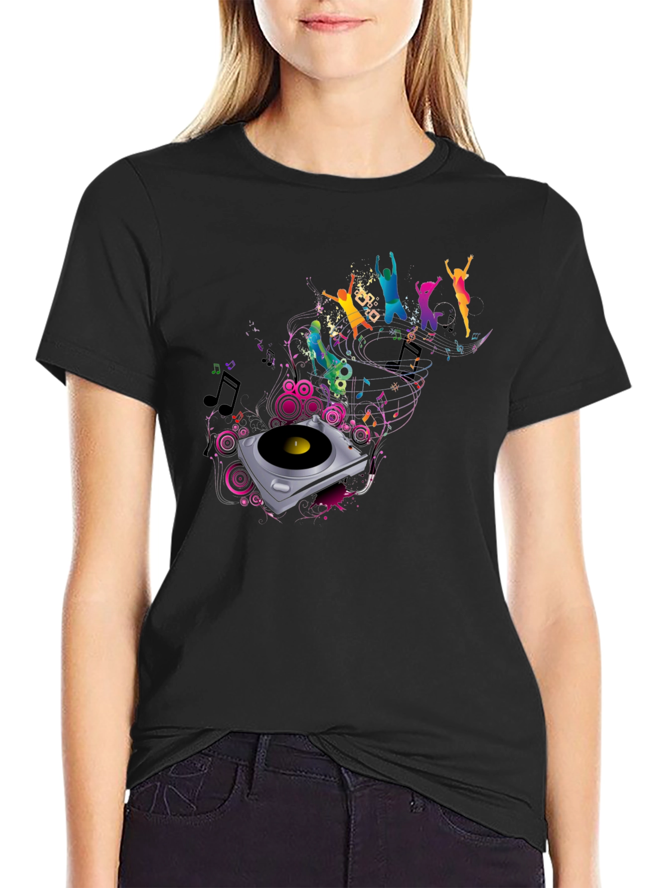 Music Themed Graphic T-Shirt