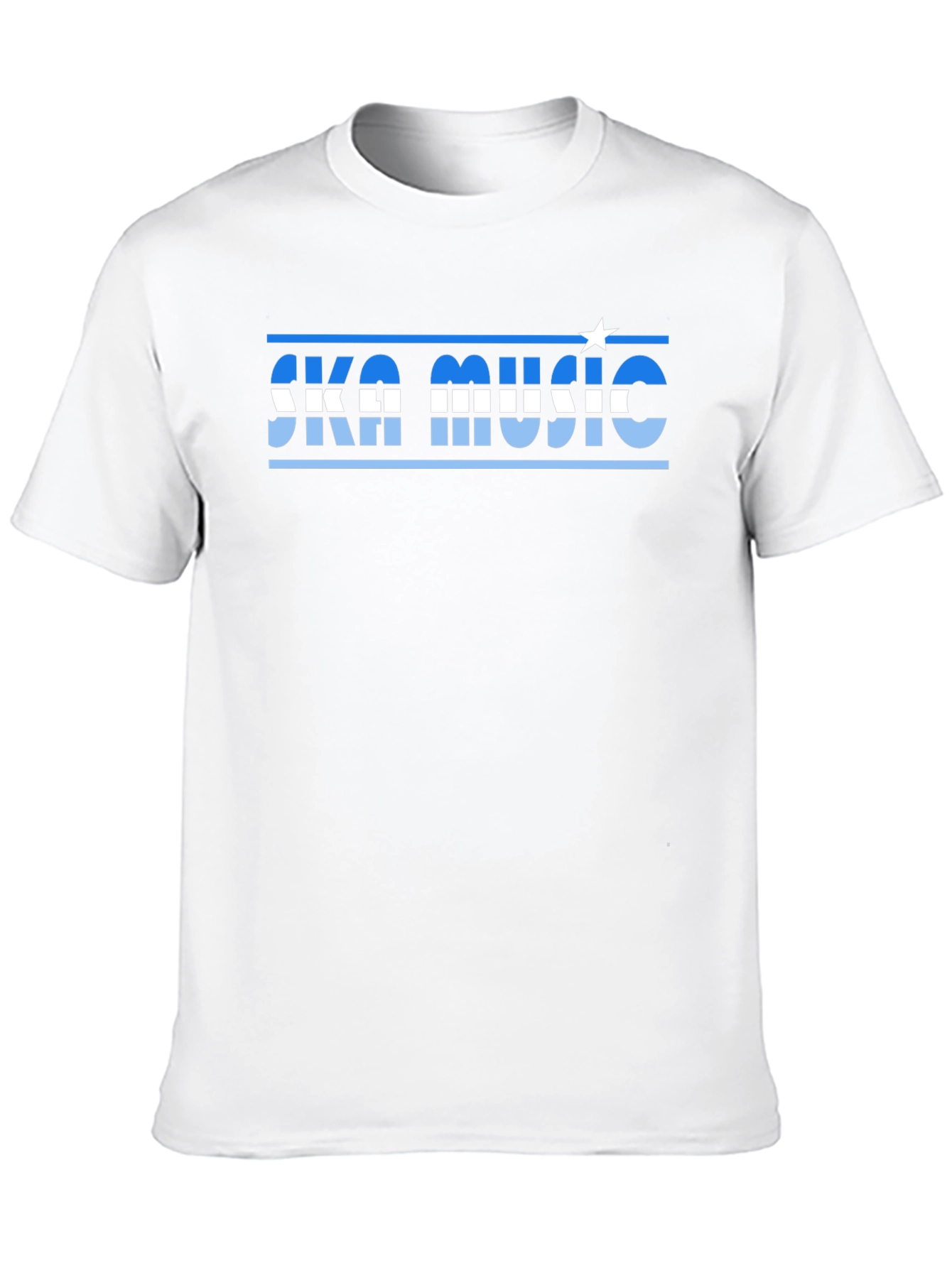 Ska Music Graphic Tee - Black Casual T-Shirt
