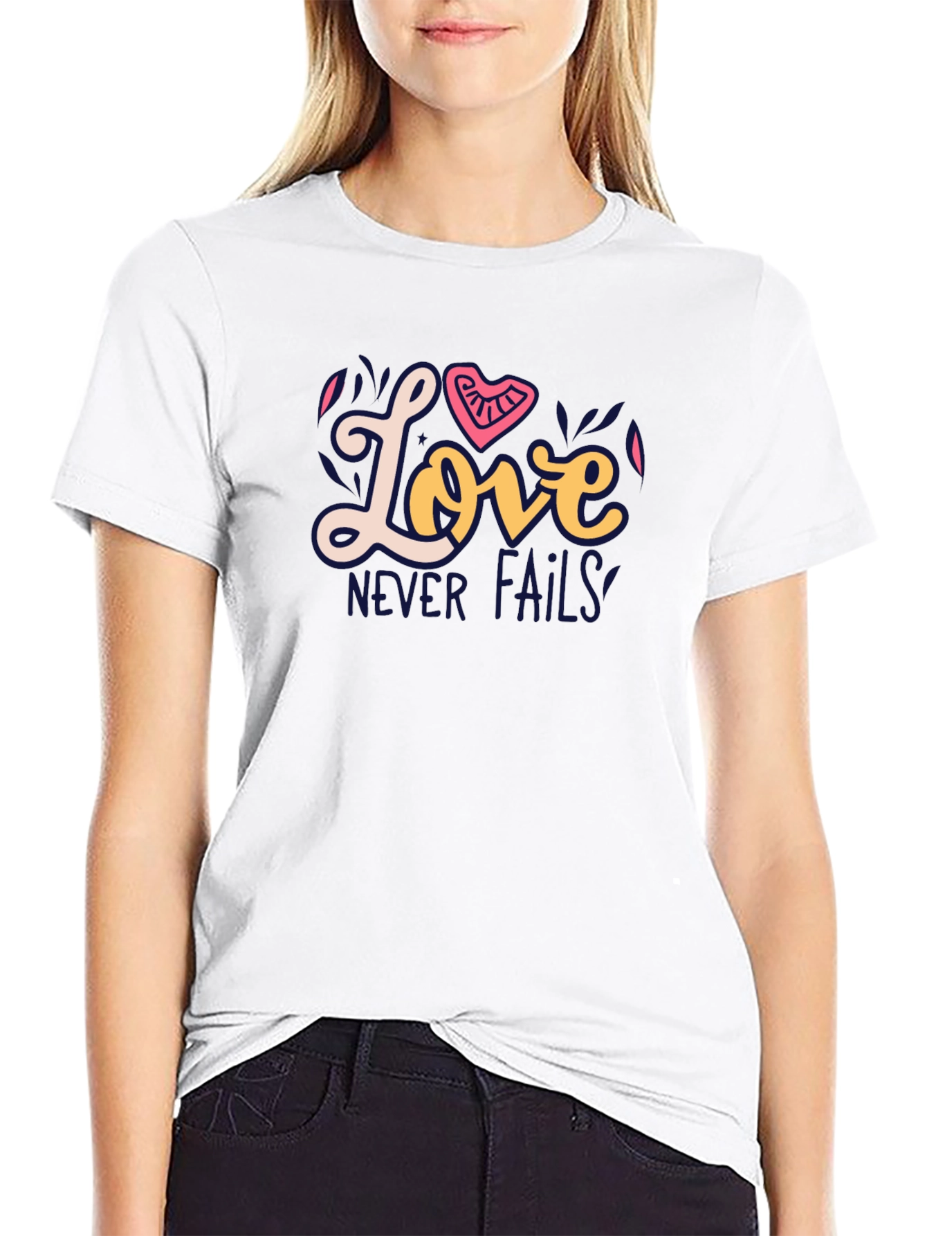 Love Never Fails Graphic Tee