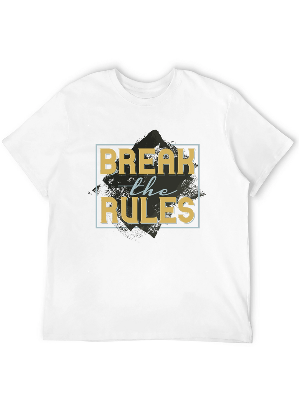 Break the Rules Graphic Print Crew Neck T-Shirt