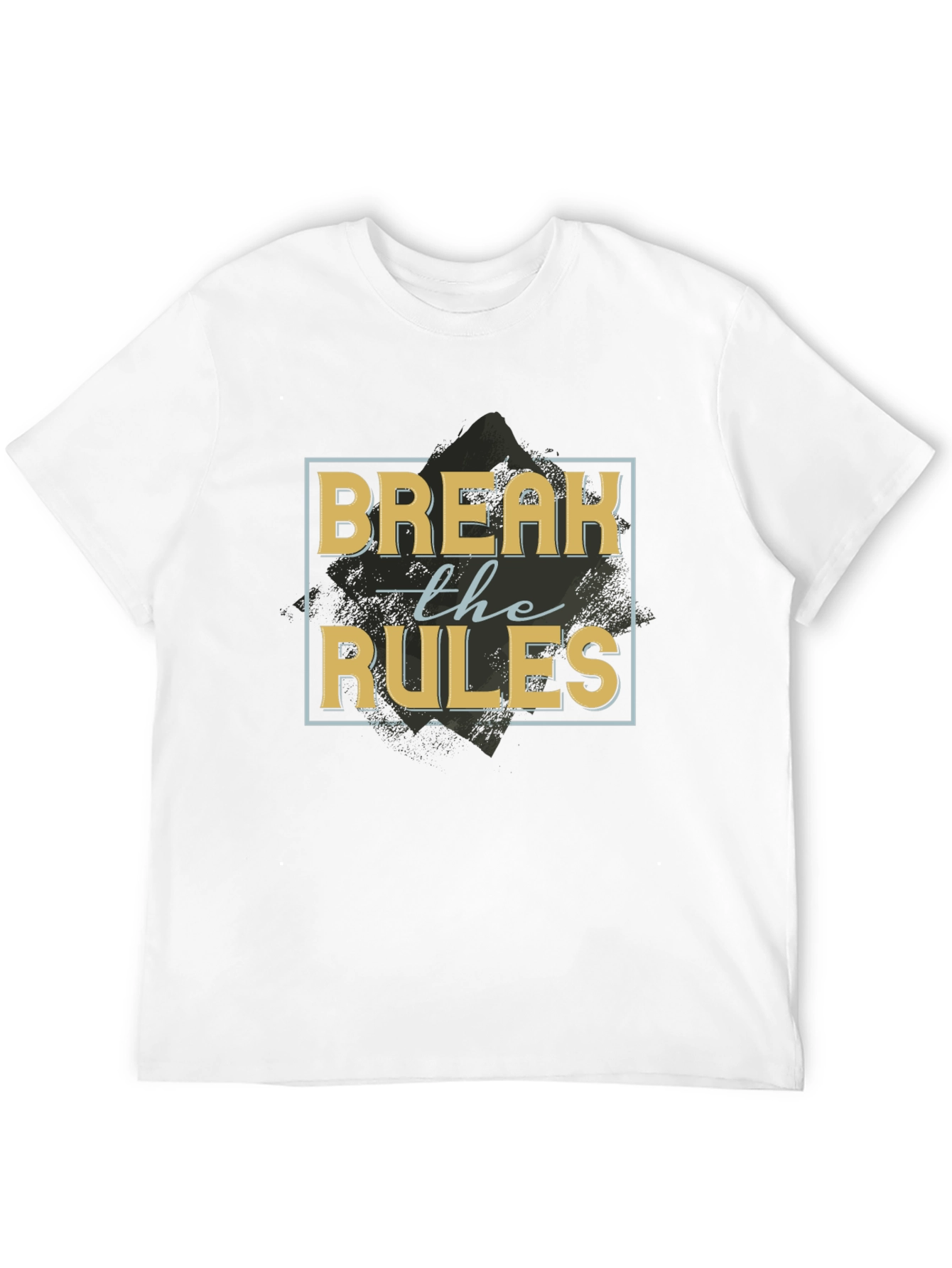 Break the Rules Graphic Print Crew Neck T-Shirt