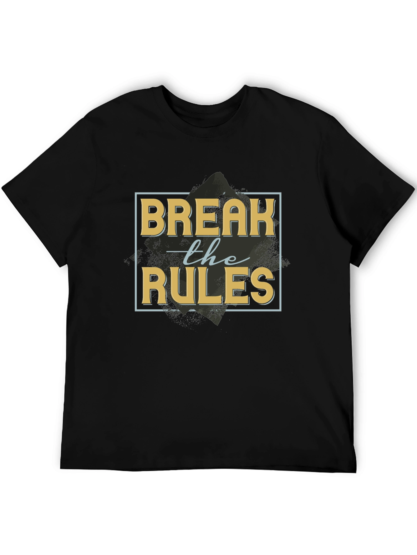 Break the Rules Graphic Print Crew Neck T-Shirt