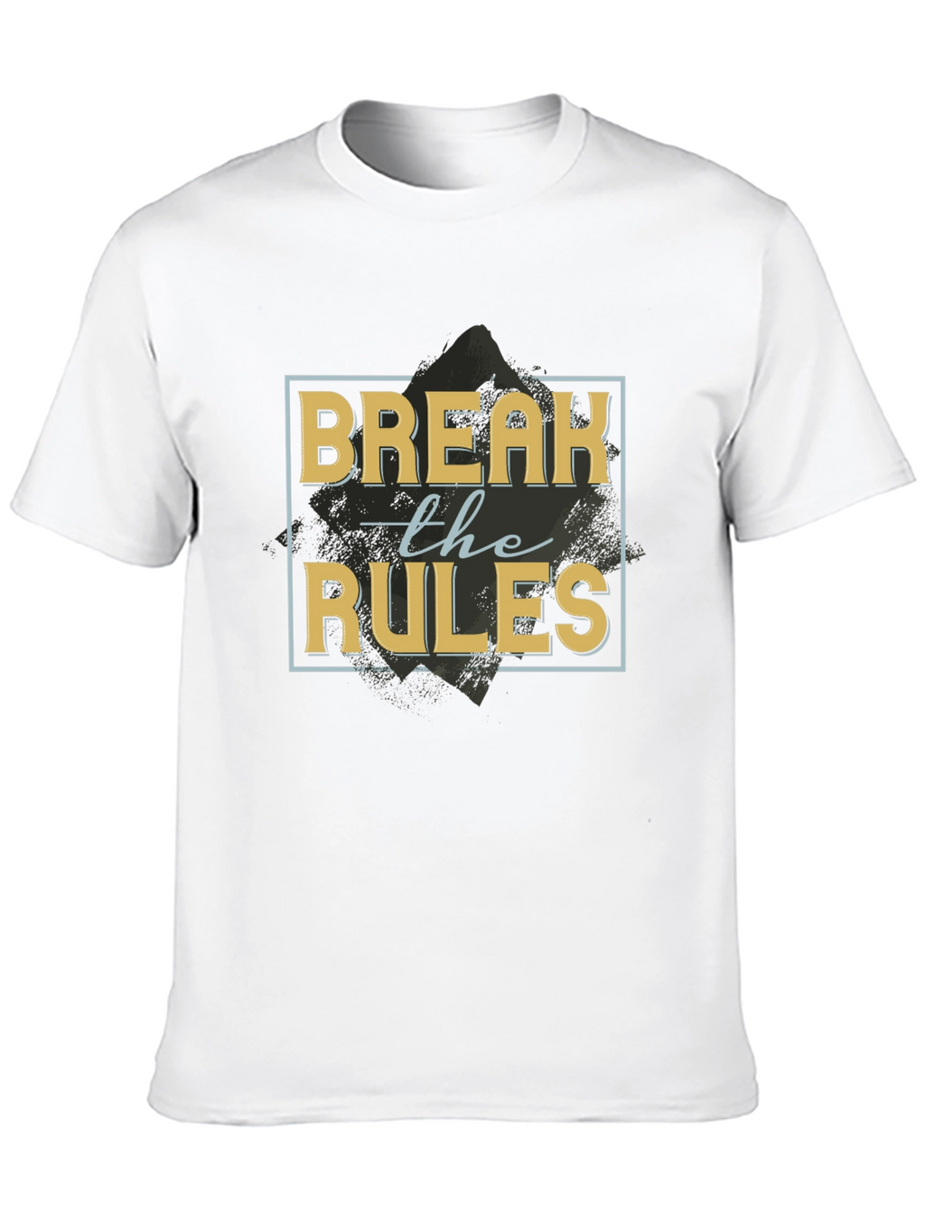 Break the Rules Graphic Print Crew Neck T-Shirt