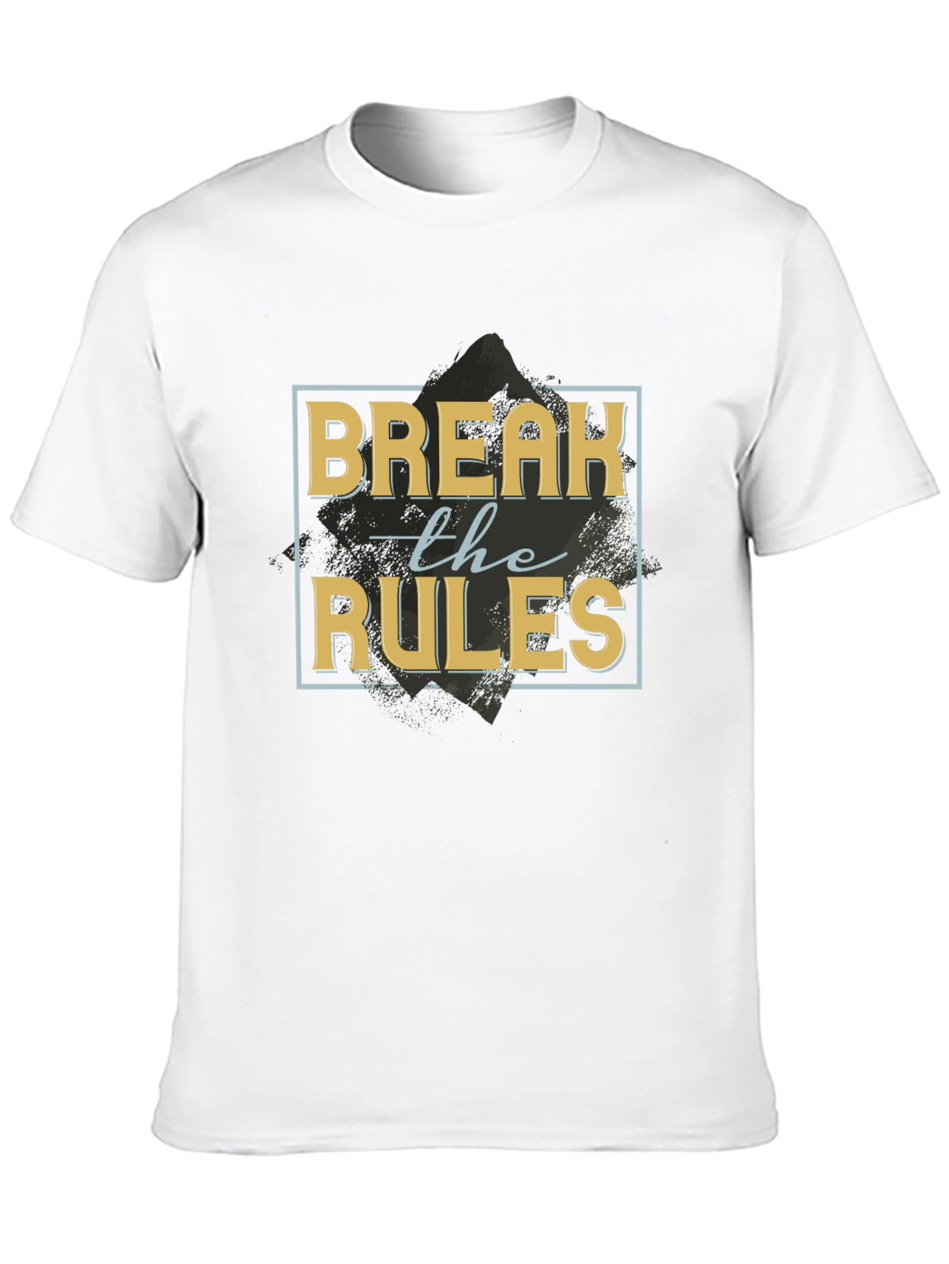 Break the Rules Graphic Print Crew Neck T-Shirt
