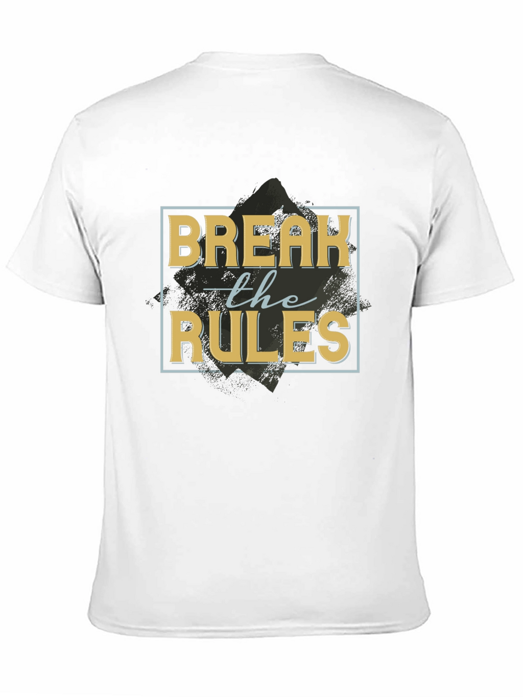 Break the Rules Graphic Print Crew Neck T-Shirt