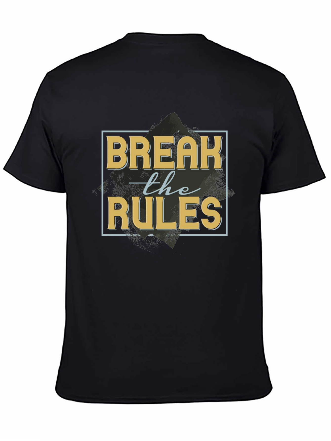 Break the Rules Graphic Print Crew Neck T-Shirt