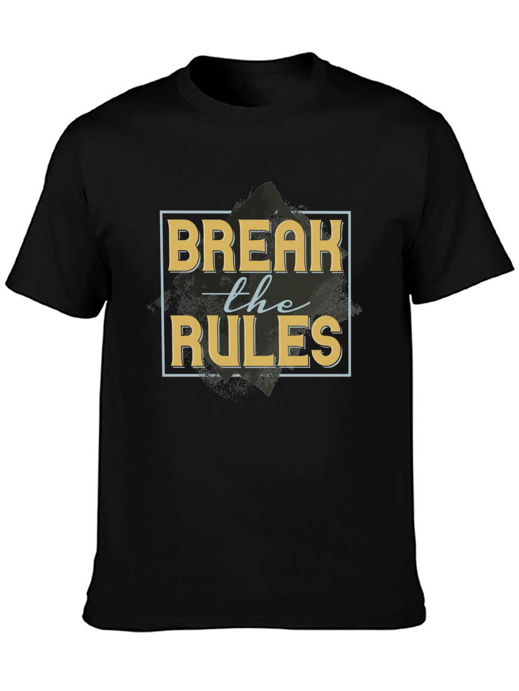 Break the Rules Graphic Print Crew Neck T-Shirt