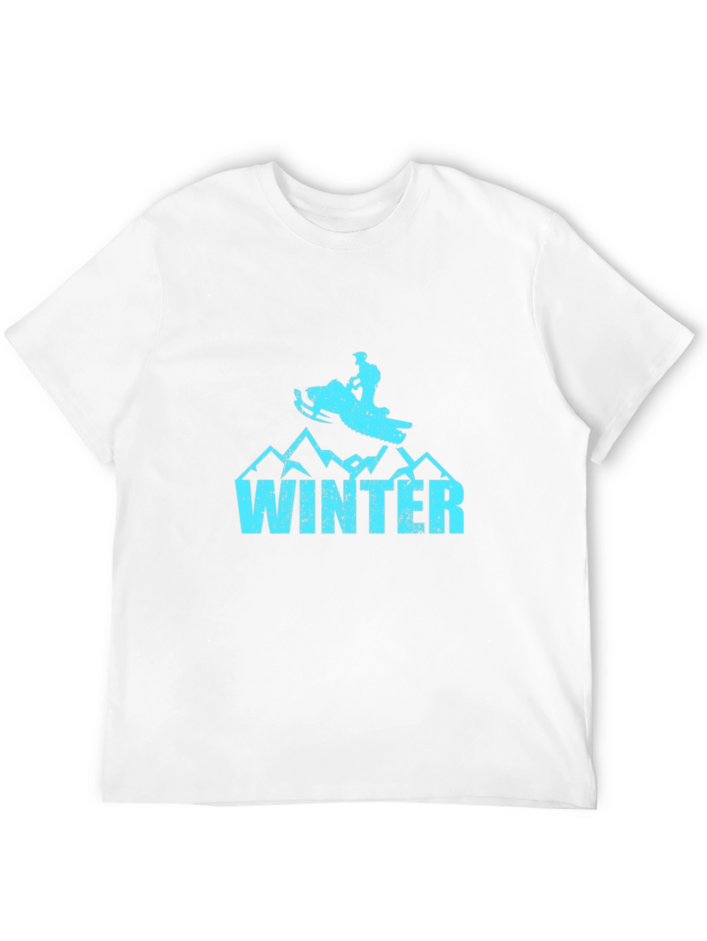 Winter Snowmobile Graphic T-Shirt
