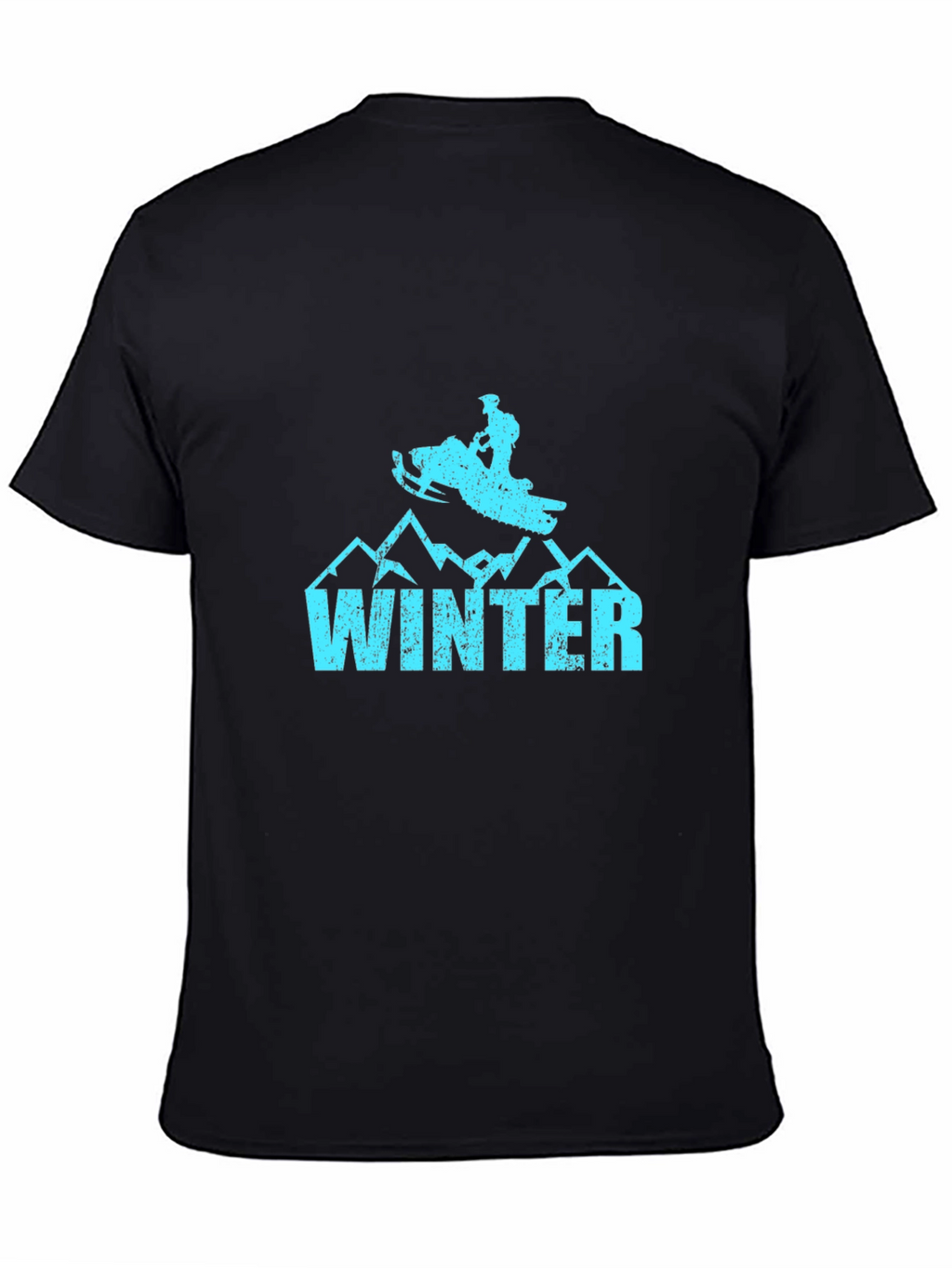 Winter Snowmobile Graphic T-Shirt