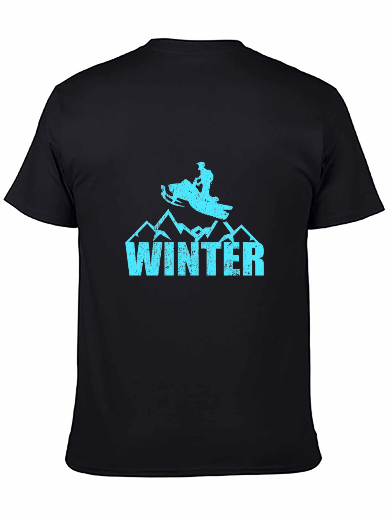 Winter Snowmobile Graphic T-Shirt