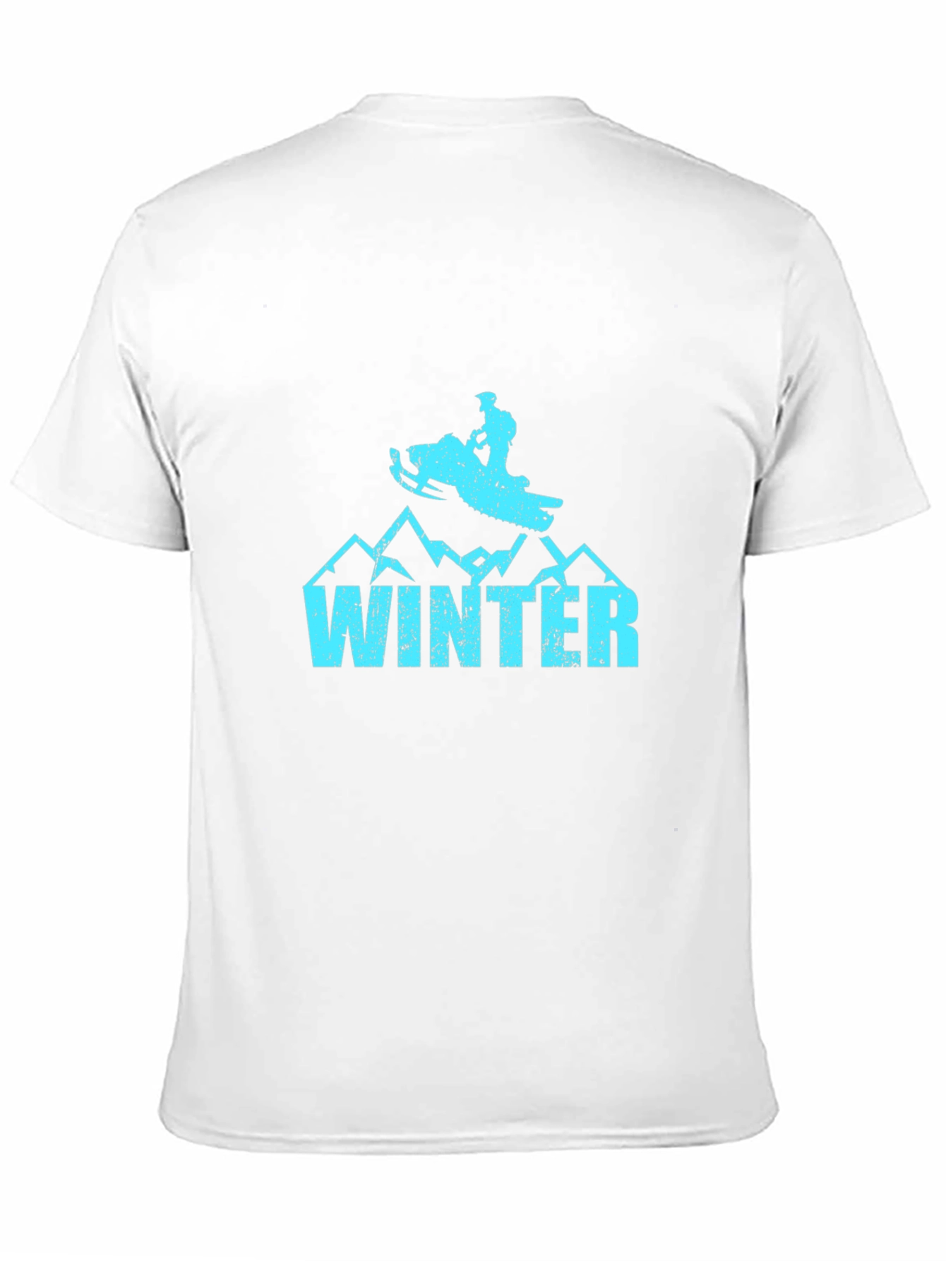 Winter Snowmobile Graphic T-Shirt