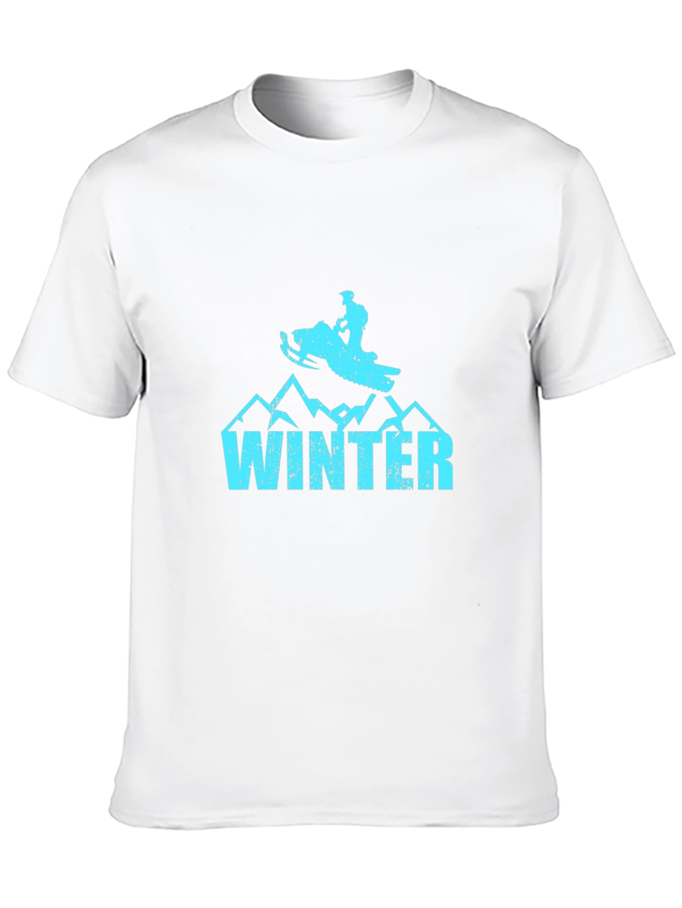 Winter Snowmobile Graphic T-Shirt