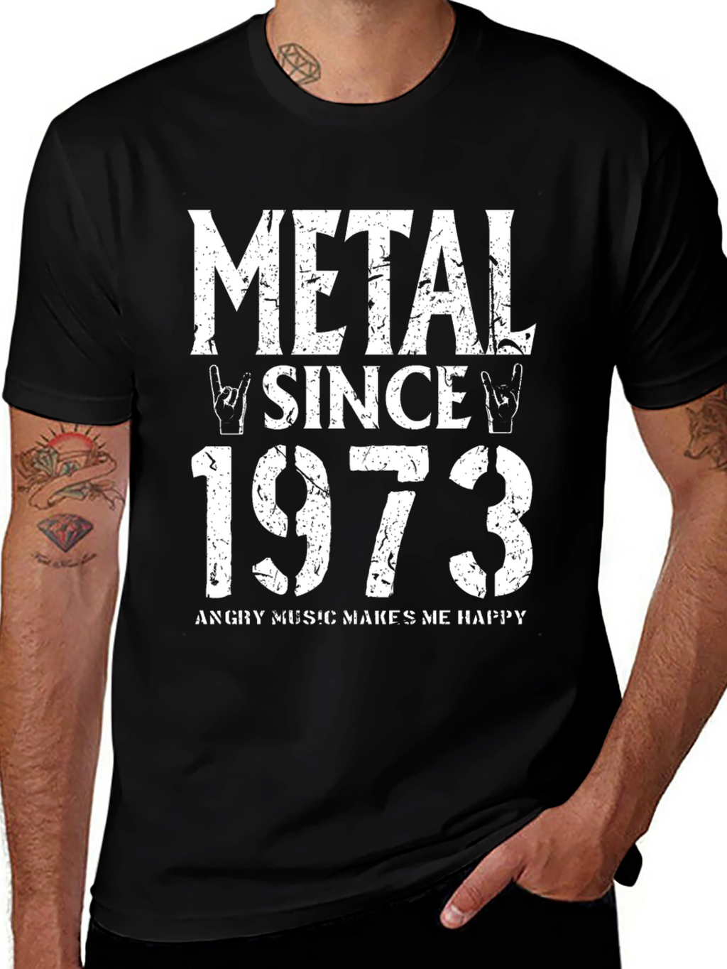 Metal Since 1973 Graphic T-Shirt