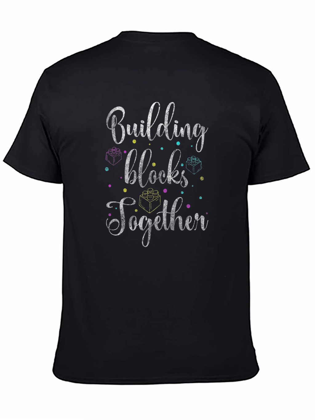 Building Blocks Together Tee - Black
