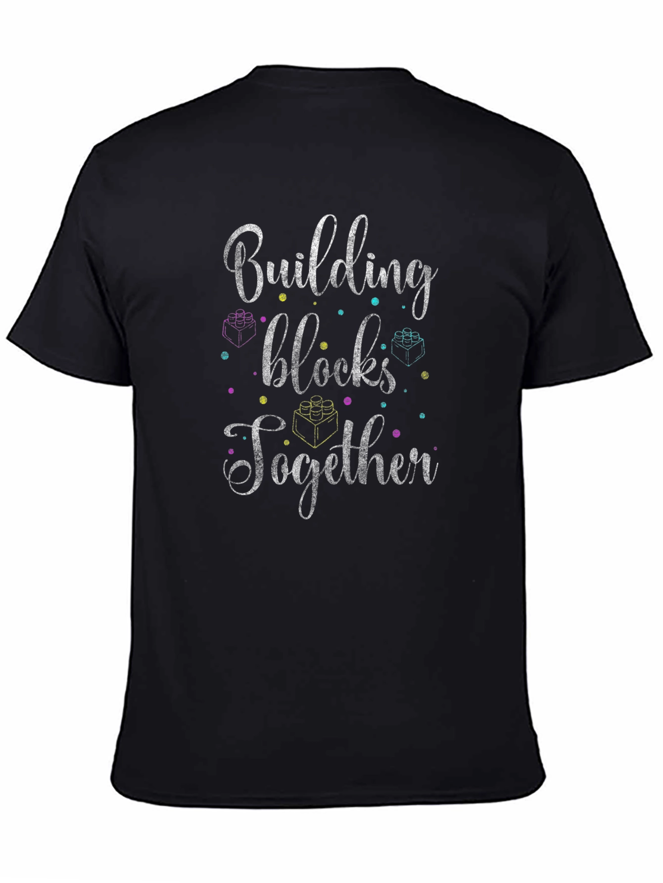 Building Blocks Together Tee - Black