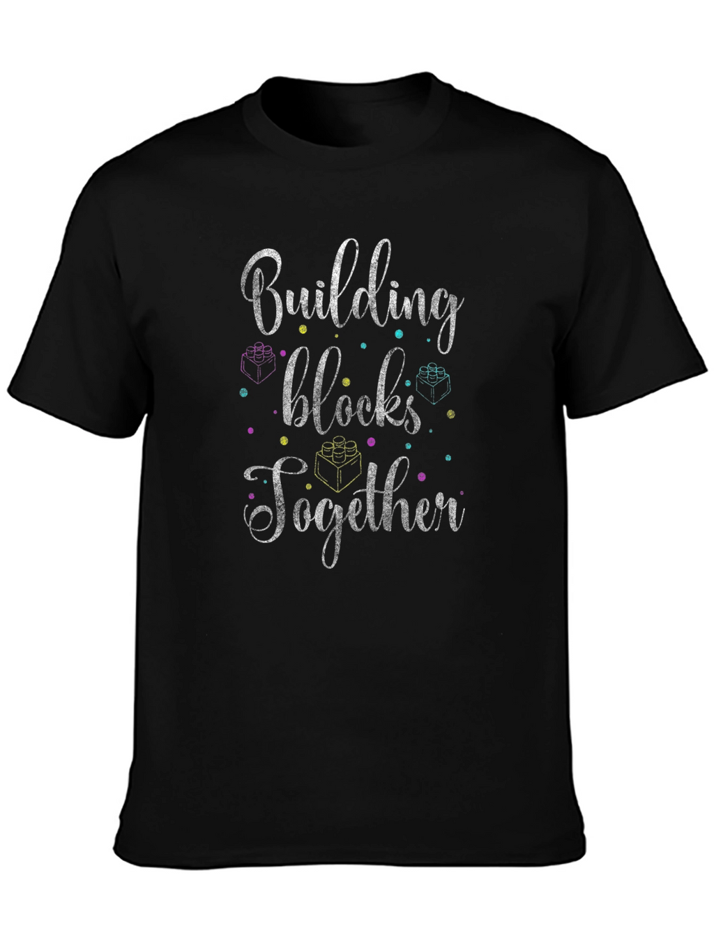 Building Blocks Together Tee - Black