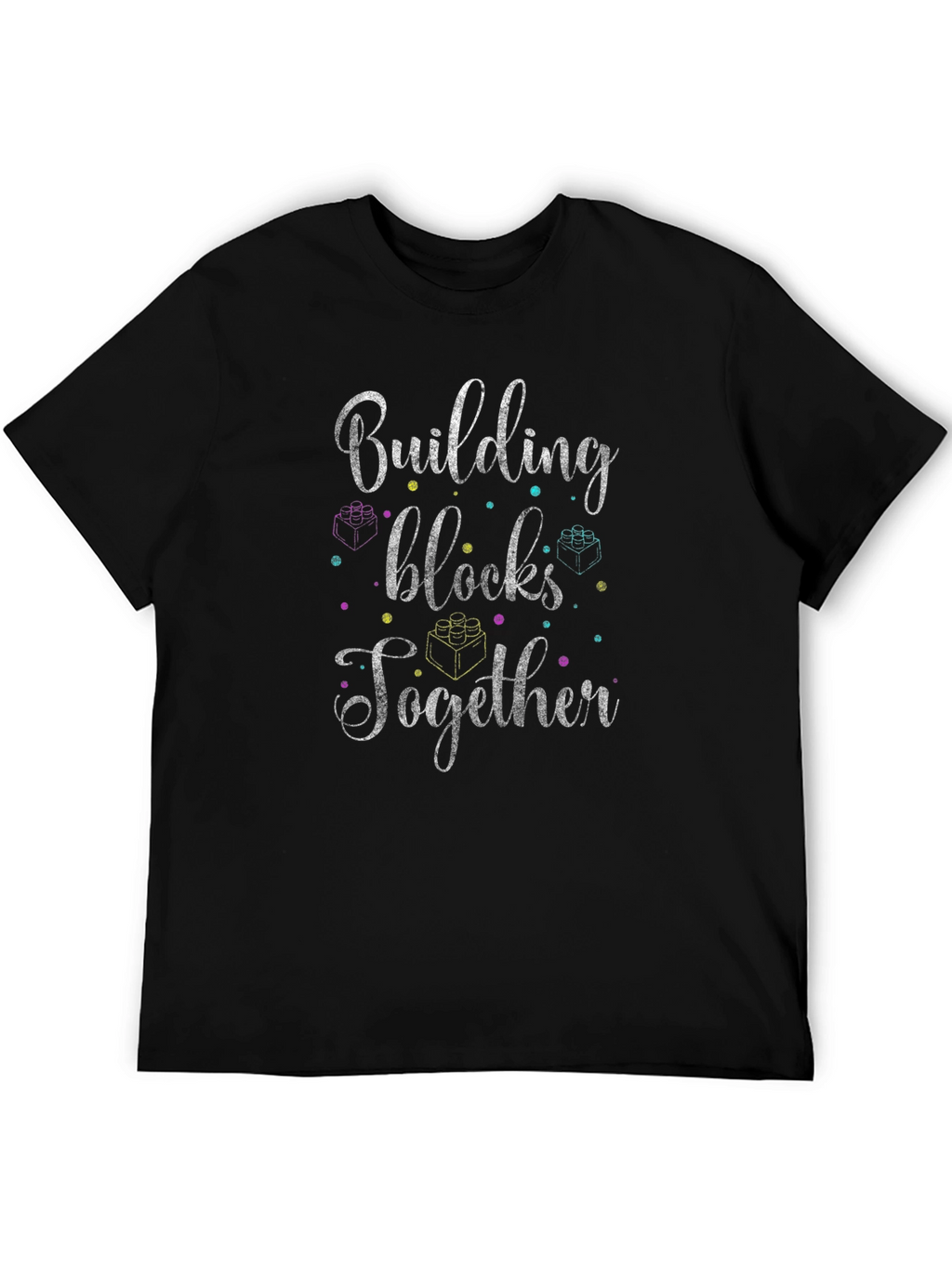 Building Blocks Together Tee - Black