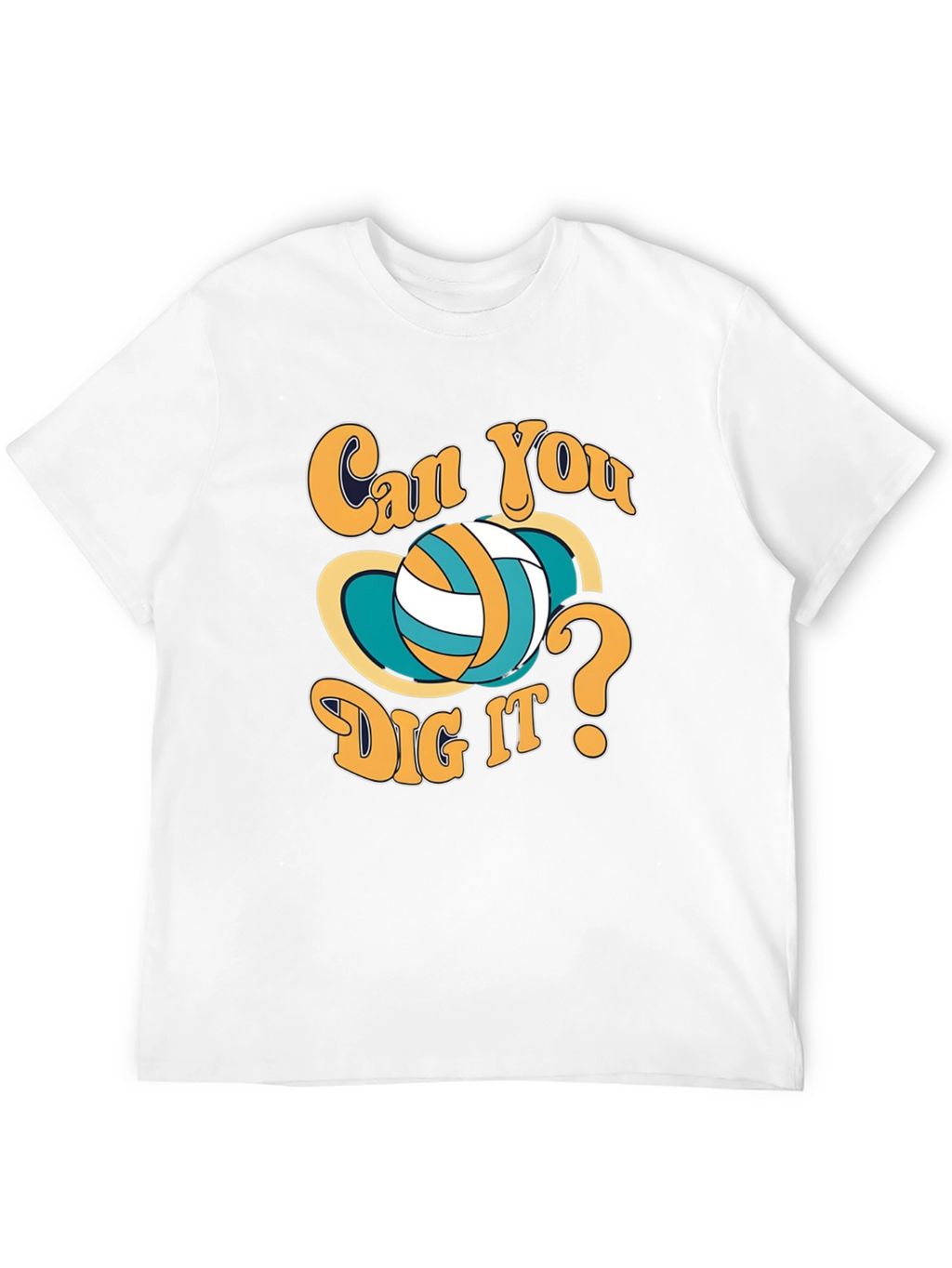 Can You Dig It Volleyball Graphic T-Shirt