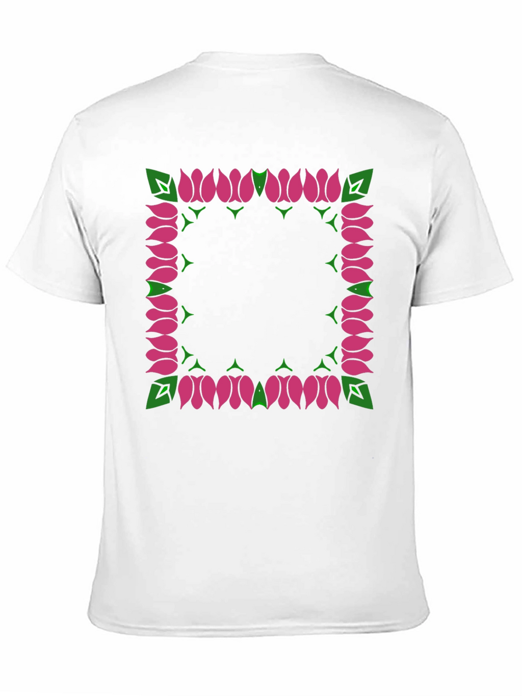 Floral Framed Graphic Tee - Stylish & Unique