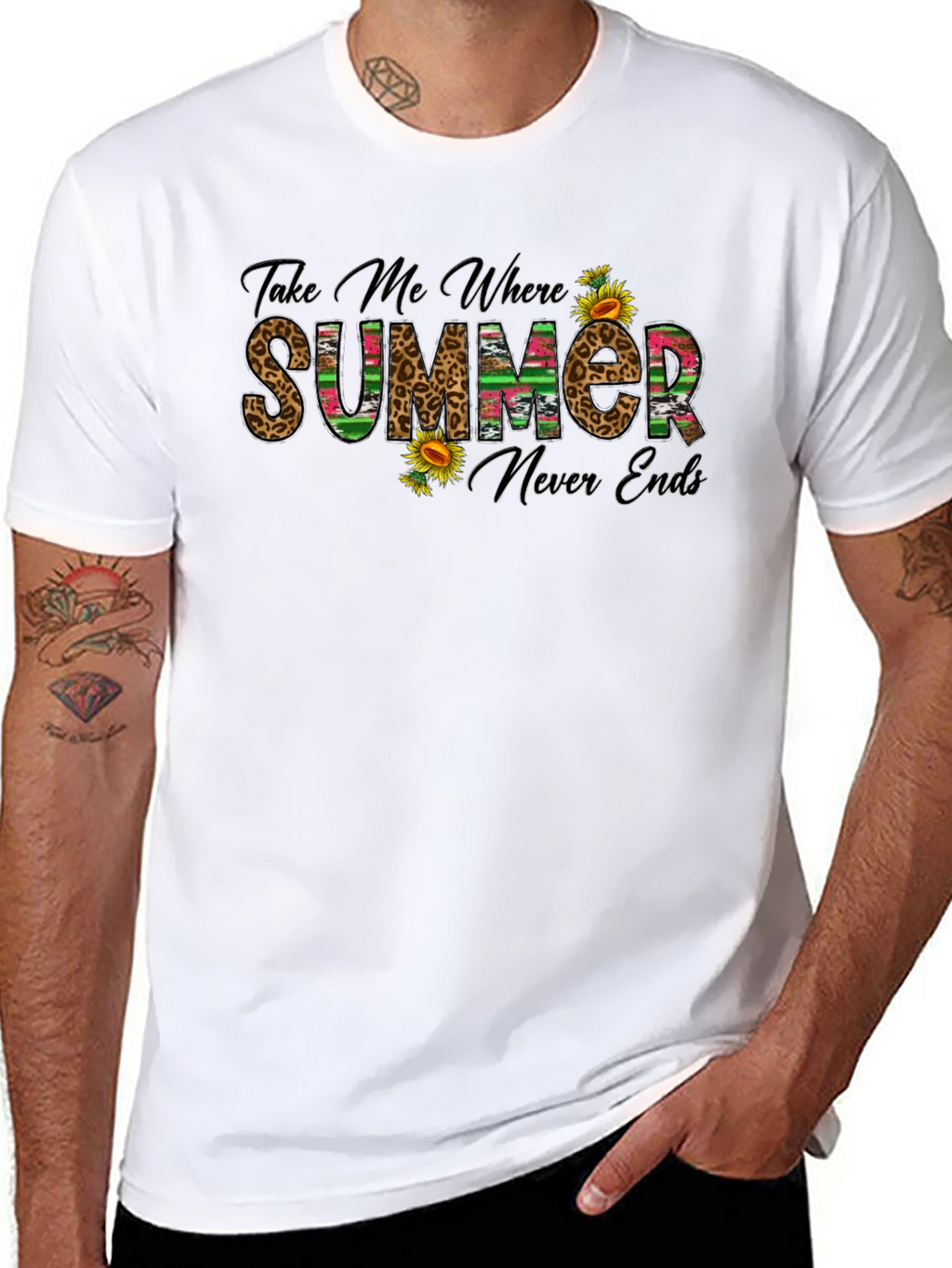 Summer Never Ends Graphic T-Shirt