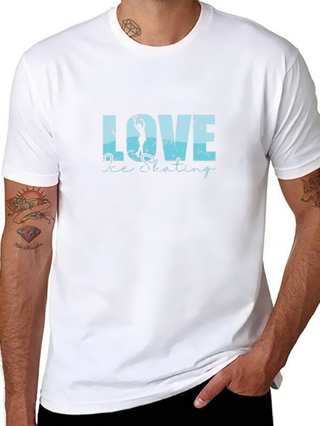 Love Ice Skating Graphic T-Shirt