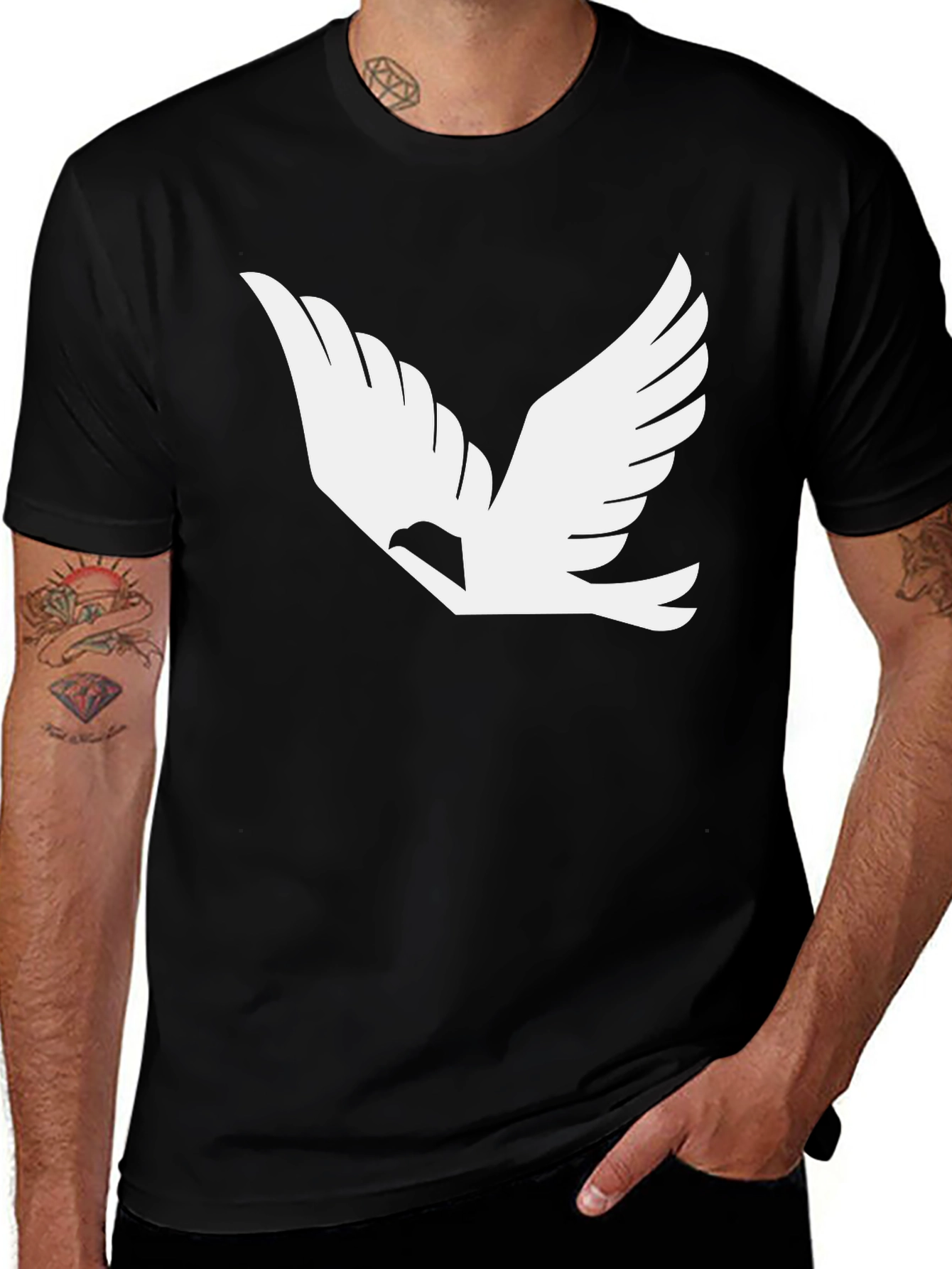 Dove Graphic T-Shirt - Soft Cotton Comfort