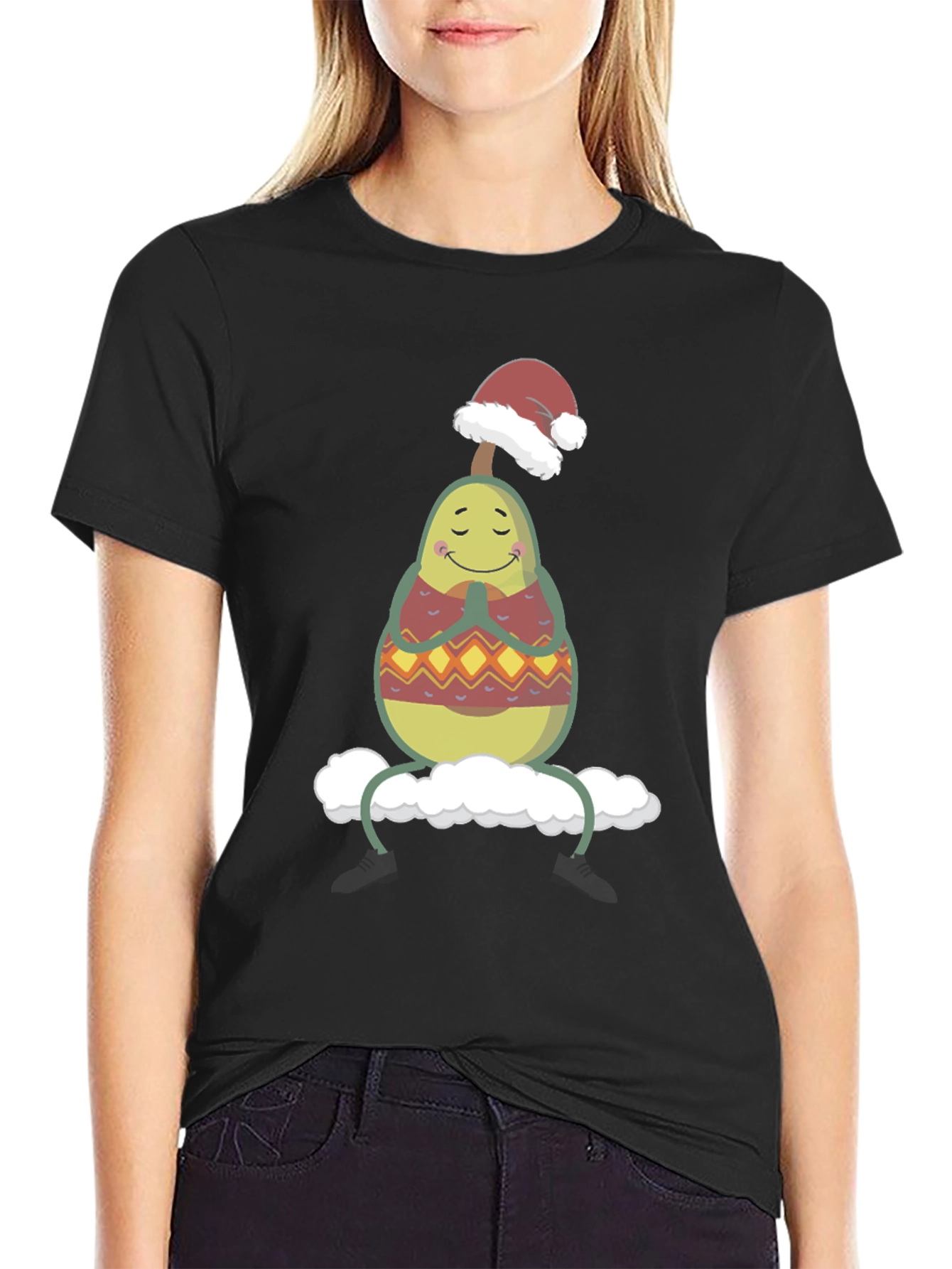 Avocado Christmas T-Shirt - Holiday Humor Tee