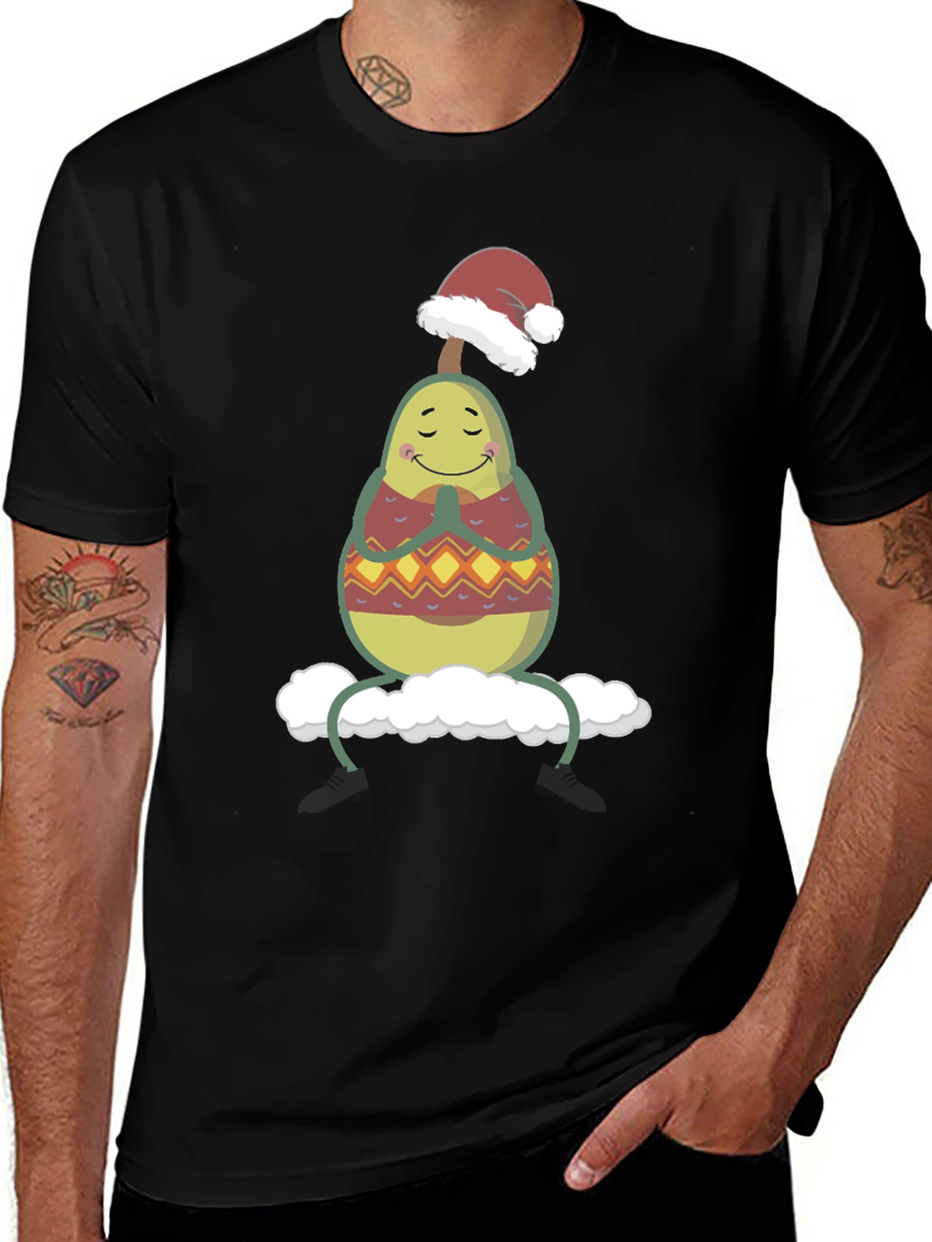 Avocado Christmas T-Shirt - Holiday Humor Tee