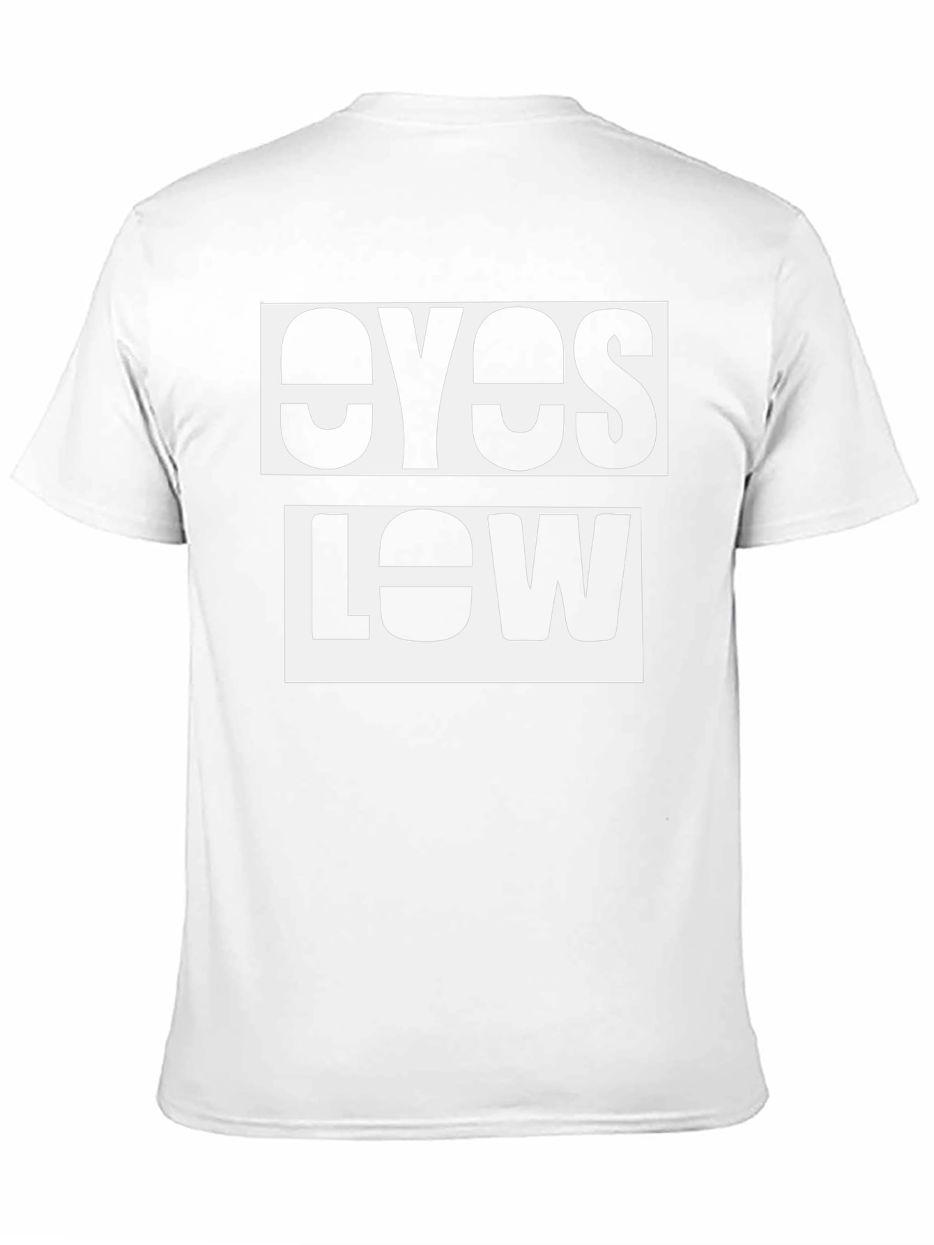 Eyes Low Graphic Tee - Modern Black T-Shirt