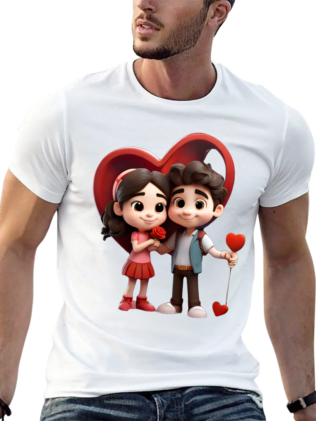 Cartoon Couple T-Shirt