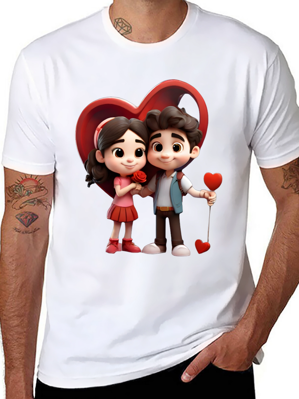 Cartoon Couple T-Shirt